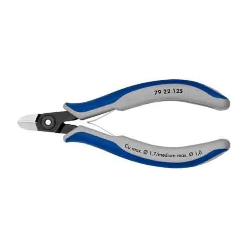 Knipex Precision Electronic Without Bevel Side Cutter Bi-Metal Handle 125mm 79 22 125