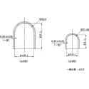 Asahi Rubber A-48068L Series 1-Way LED Lens Diffused Beam Polymethyl Methacrylate Green Lens 5 mm LEDs A-48068L-KC-D2-G