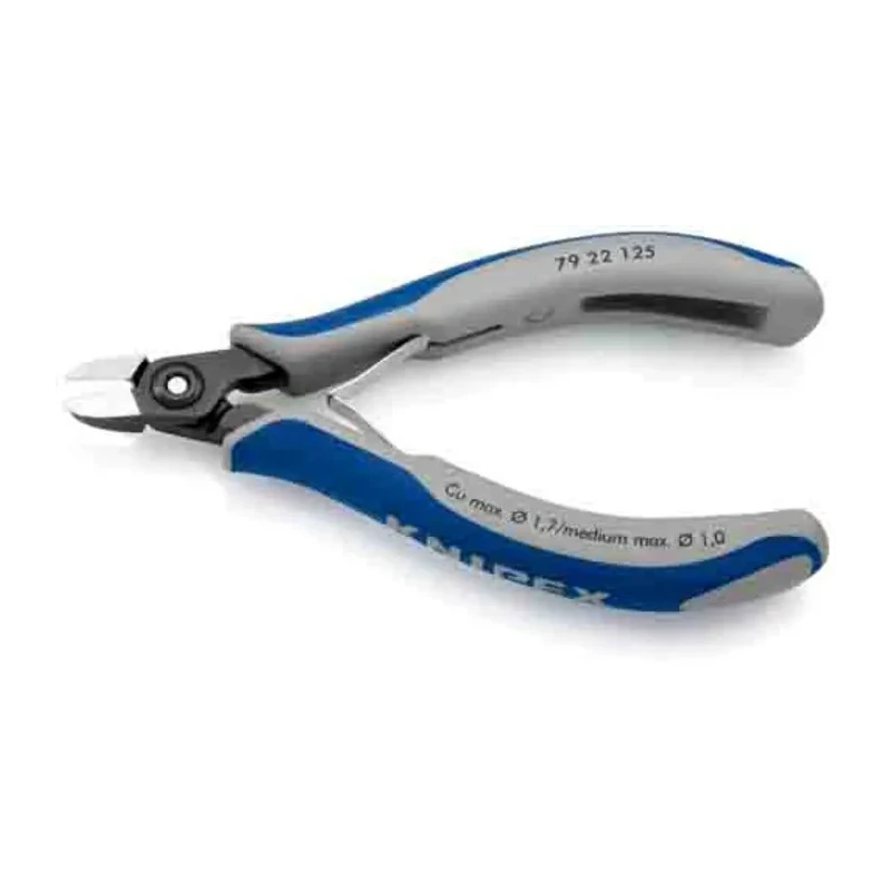 Knipex Precision Electronic Without Bevel Side Cutter Bi-Metal Handle 125mm 79 22 125