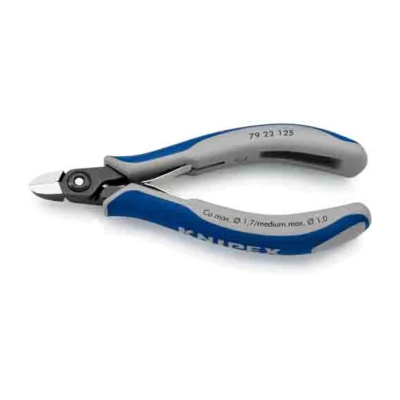 Knipex Precision Electronic Without Bevel Side Cutter Bi-Metal Handle 125mm 79 22 125