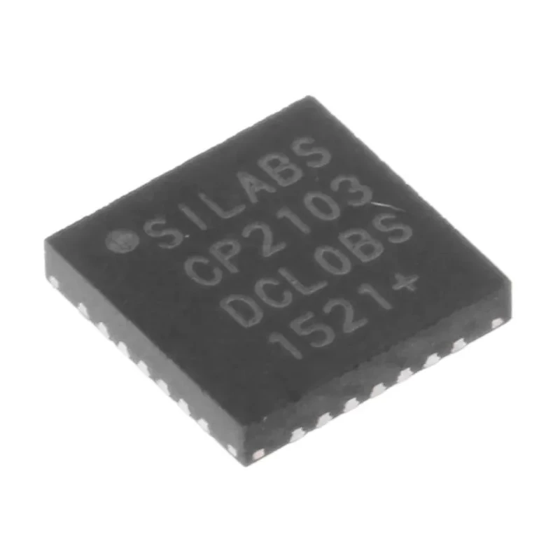 Silicon Labs USB Controller 1-Channel 12 Mbps 3.3V to 3.6V Surface Mount 28-Pin QFN CP2103-GM