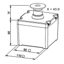 Craig & Derricott EMSH Series Pull Release Emergency Stop Push Button, Surface Mount, SPDT, IP65 EMSH/P/MR/CO