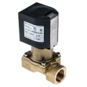 Buschjost 2 Port Normally Closed Brass Solenoid Valve 1/2 in Threaded, 24V DC 8254200.9151.02400