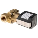 Buschjost 2 Port Normally Closed Brass Solenoid Valve 1/2 in Threaded, 24V DC 8254200.9151.02400