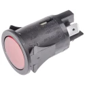 RS PRO Illuminated Push Button Switch Latching Panel Mount DPST Red LED IP40 IP67 250 V AC 528-7842