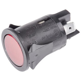 RS PRO Illuminated Push Button Switch Latching Panel Mount DPST Red LED IP40 IP67 250 V AC 528-7842