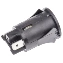RS PRO Illuminated Push Button Switch Latching Panel Mount DPST Red LED IP40 IP67 250 V AC 528-7842