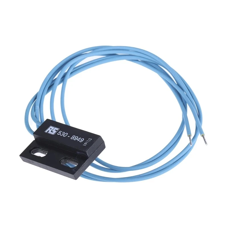 RS PRO Rectangular Epoxy Resin Reed Switch 0.5A 180V AC High Temperature 150°C 530-8949