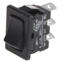 Arcolectric (Bulgin) Ltd SPST On-On On-(On) Panel Mount Rocker Switch Plastic Housing IP67 H8611VBAAB