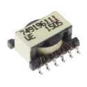 Wurth Elektronik Surface Pulse Transformer 1:1:1:1:1:1 Turns Ratio, 27.4 μH Primary Inductance, 344mΩ Primary 749196111
