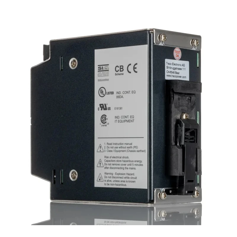 TRACOPOWER Switched Mode DIN Rail Power Supply 132V AC Input 28V DC 7.5A Output 180W TSP 180-124