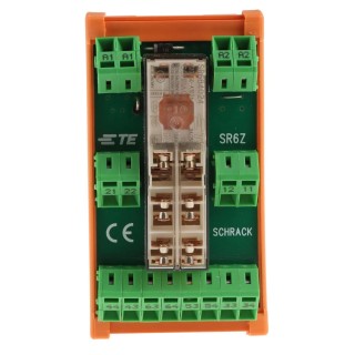 TE Connectivity 24V dc 8A 6 Pole Safety Relay SR6ZB024 5-1415033-1