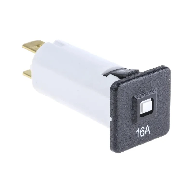 Schurter Thermal Magnetic Circuit Breaker 16A Current Rating 1-Pole Panel Mount 240V AC 32V DC 4404.0006
