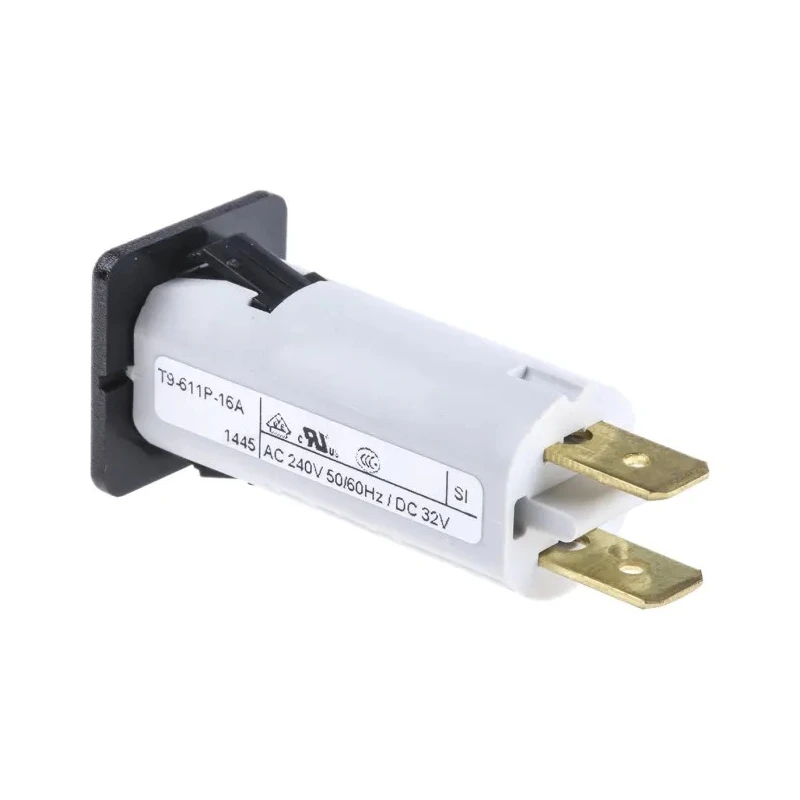 Schurter Thermal Magnetic Circuit Breaker 16A Current Rating 1-Pole Panel Mount 240V AC 32V DC 4404.0006