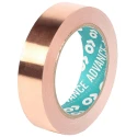 Advance Tapes Non-Conductive Metallic Copper Foil Tape 10mm x 33m, Thermosetting Acrylic Adhesive, 155°C Max AT525