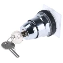 Schneider Electric Harmony 2-position Key Switch Head, Latching, 30 mm Cutout 9001KS11K1R