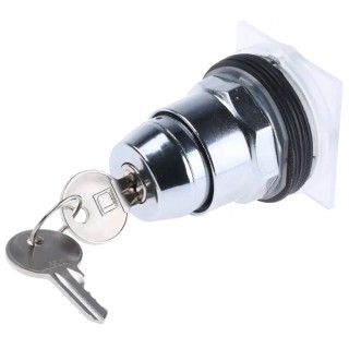 Schneider Electric Harmony 2-position Key Switch Head, Latching, 30 mm Cutout 9001KS11K1R