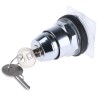 Schneider Electric Harmony 2-position Key Switch Head, Latching, 30 mm Cutout 9001KS11K1R