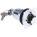 Schneider Electric Harmony 2-position Key Switch Head, Latching, 30 mm Cutout 9001KS11K1R