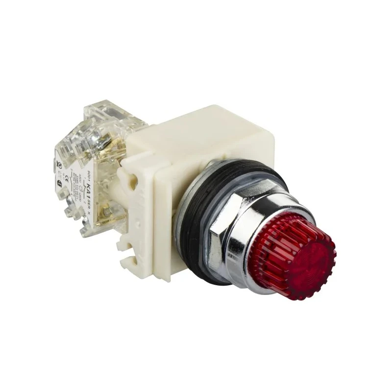 Schneider Electric Harmony 9001K Series Illuminated Push Button Switch Spring Return Panel Mount 30 mm 9001K2L38LRRH13