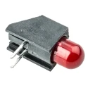 Dialight Red Right Angle PCB LED Indicator 5 mm (T-1 3/4), 1 LED, 2.5 V, Diffused Lens, Model 550-2407F