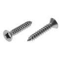 RS PRO Plain Stainless Steel Countersunk Head Self-Tapping Screw 19 mm Thread Size 6 A4 Grade 522-1331