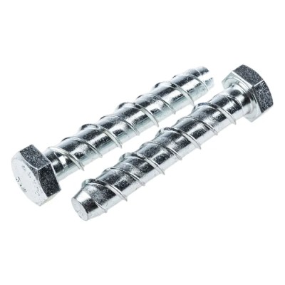 RS PRO Steel Zinc Plated Anchor Bolt 75 mm Length 14 mm Drill Diameter Grade 8.8 Steel 526-6643