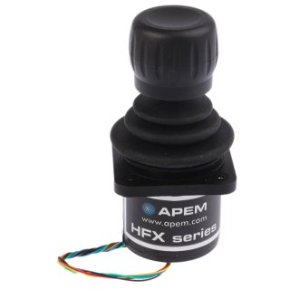 CH Products 3-Axis Hall Effect Joystick Knob IP68, IP65, 5 V dc, 10mA HFX-3600-034