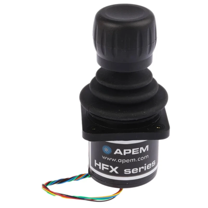 CH Products 3-Axis Hall Effect Joystick Knob IP68, IP65, 5 V dc, 10mA HFX-3600-034