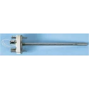 Jumo PT100 RTD Sensor 6 mm Diameter, 393 mm Length, 3 Wire, Class B Accuracy, 400°C Max PT100