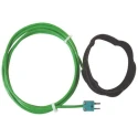 Jumo Type K Thermocouple 6 mm Diameter, 500 mm Length, 200 °C to +80 °C Max, 2500 mm 901150/10-635-1043-1,85-0-48-2000/000