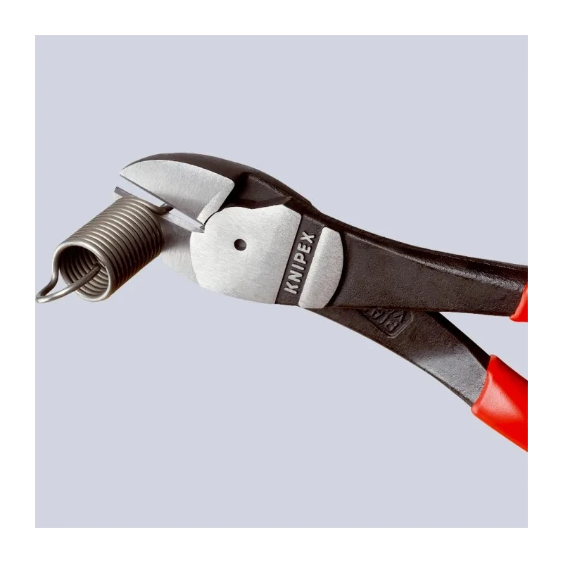 Knipex High Leverage Flush Side Cutter 180mm Jaw Width 11mm Maximum Cutting Capacity 3.8mm 74 12 180