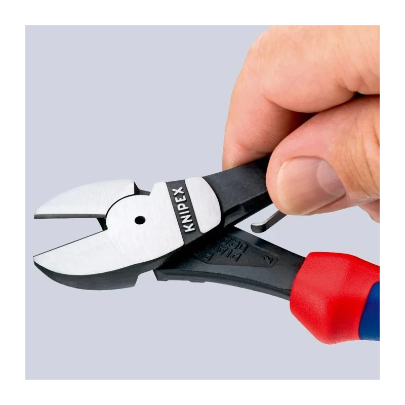 Knipex High Leverage Flush Side Cutter 180mm Jaw Width 11mm Maximum Cutting Capacity 3.8mm 74 12 180