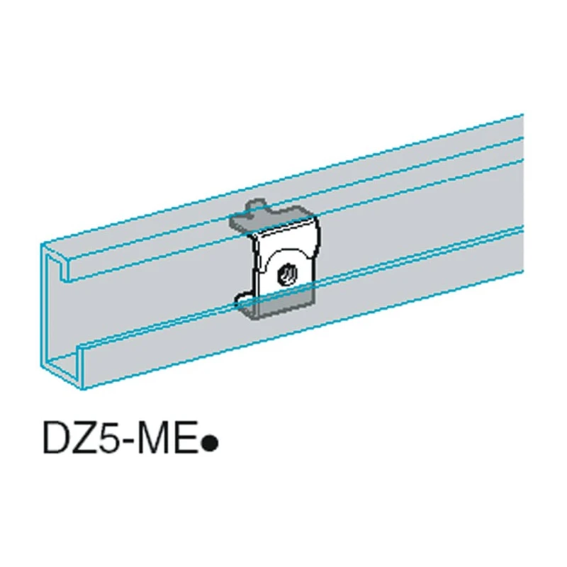 Schneider Electric PanelSeT Series Steel Sliding Clamp for Use with DZ5-MB Profile DZ5ME8