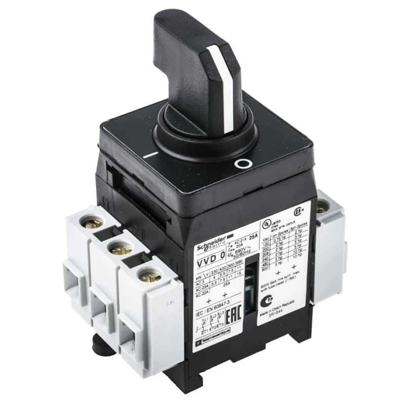 Schneider Electric 3-Pole Panel Mount Isolator Switch 14.5A, 15 kW, IP65 VVD0