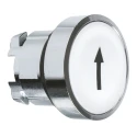 Schneider Electric Harmony XB4 Series White Spring Return Push Button Head 22 mm Cutout IP66 IP67 IP69K ZB4BA334