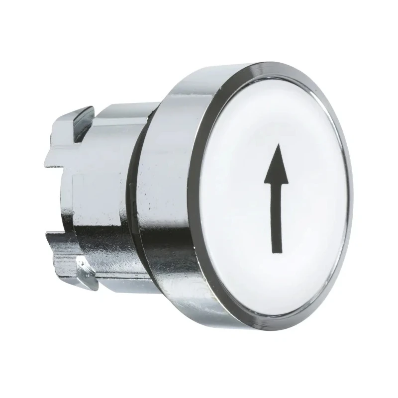 Schneider Electric Harmony XB4 Series White Spring Return Push Button Head 22 mm Cutout IP66 IP67 IP69K ZB4BA334
