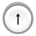 Schneider Electric Harmony XB4 Series White Spring Return Push Button Head 22 mm Cutout IP66 IP67 IP69K ZB4BA334