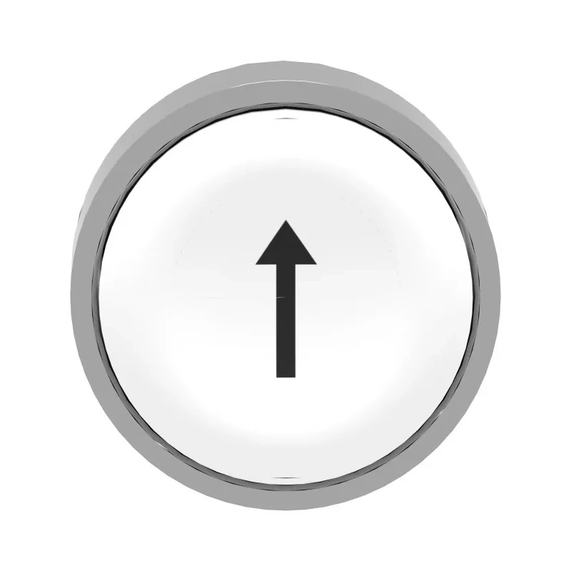 Schneider Electric Harmony XB4 Series White Spring Return Push Button Head 22 mm Cutout IP66 IP67 IP69K ZB4BA334