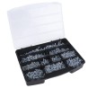 RS PRO Steel 1190 Piece Phillips Drive Self-Tapping Screw Bolt Kit 9-25mm Bright Zinc 534-9552