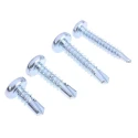 RS PRO Steel 1190 Piece Phillips Drive Self-Tapping Screw Bolt Kit 9-25mm Bright Zinc 534-9552