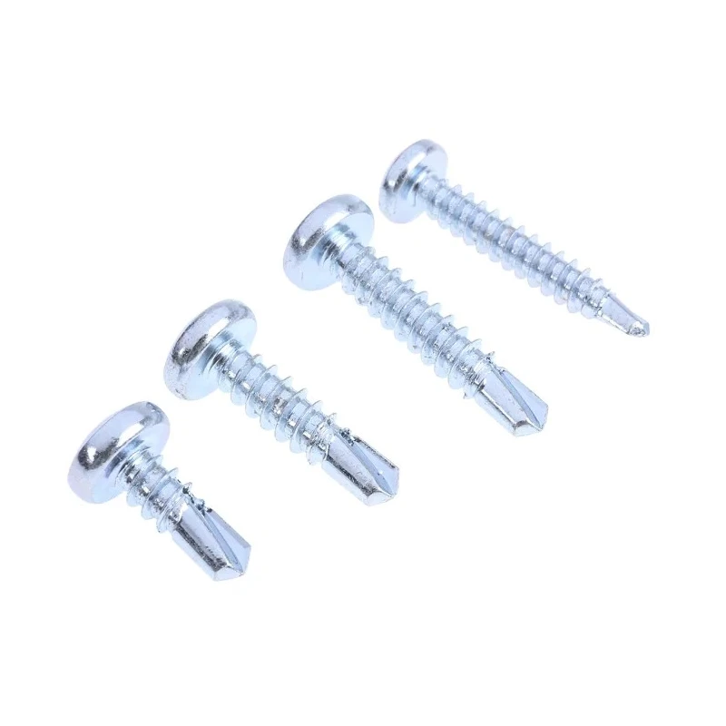 RS PRO Steel 1190 Piece Phillips Drive Self-Tapping Screw Bolt Kit 9-25mm Bright Zinc 534-9552