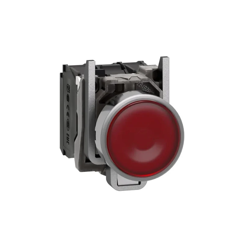 Schneider Electric Harmony XB4 Series Illuminated Push Button Switch, Spring Return, Panel Mount, 22 mm Cutout XB4BW34M5