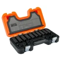 Bahco 20-Piece 1/2 in Deep, Impact, Short, Standard Impact Socket Set D-DD/S20