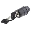 Schneider Electric Selector Switch Key Stay Put Actuator 22 mm Cutout Diameter 2 Positions 1NO Contact XB5AG21