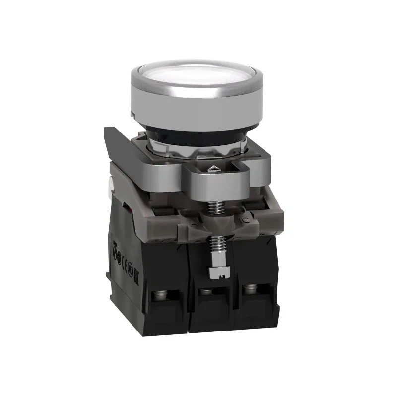 Schneider Electric Harmony XB4 Series Illuminated Push Button Switch, Spring Return, Panel Mount, 22 mm Cutout XB4BW31M5