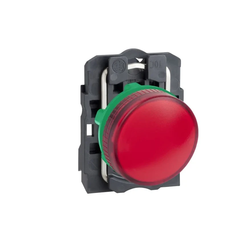 Schneider Electric Panel Mount Red LED Pilot Light Harmony XB5 22 mm Cutout 250V IP66 IP67 Round XB5AV64