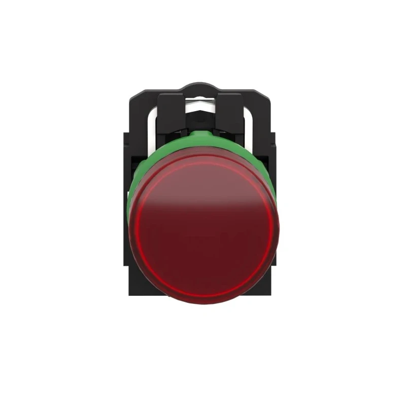 Schneider Electric Panel Mount Red LED Pilot Light Harmony XB5 22 mm Cutout 250V IP66 IP67 Round XB5AV64
