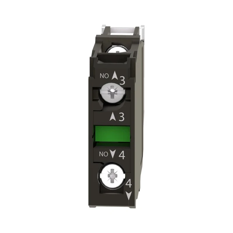 Schneider Electric Harmony Series Contact Block 60V 3A Screw Terminal 2 NO ZBE203