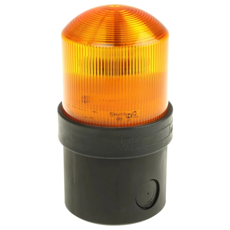Schneider Electric Harmony XVB Series Amber Beacon 24V ac/dc Flashing Base LED Bulb IP65 